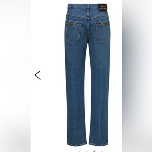 Gucci Blue Denim Horsebit Jeans, Size 30. Brand New .
